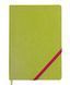 Записна книга блокнот Buromax LOLLIPOP А5 мистецтв. шкіра 96арк. лінія салатовий BM.295203-15 BM.295203-15 фото 1