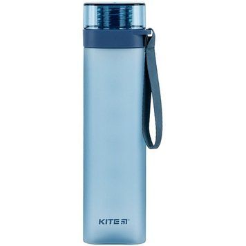 Пляшечка для воді квадратна Kite 700 мл синя (K24-1210-1) K24-1210-1 фото
