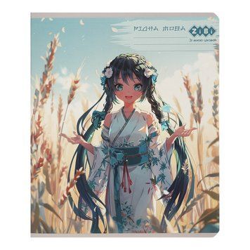 Предметний зошит ZiBi Українська мова (Anime) 48 арк. клітинка софт тач + УФ лак (ZB.1704-14) ZB.1704-14 фото