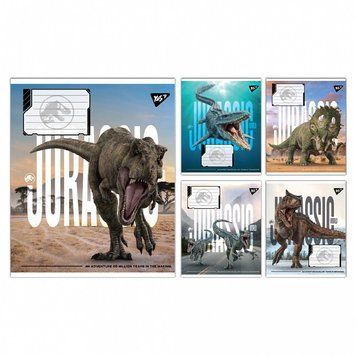 Зошит YES JURASSIC WORLD ALIVE 36 арк. клітинка мікс дизайнів (767684) 767684 фото