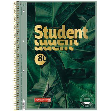 Коледж-блок Brunnen Premium Jungle А4 клітинка 80 арк. (10-679 28 23) 10-679 28 23 фото