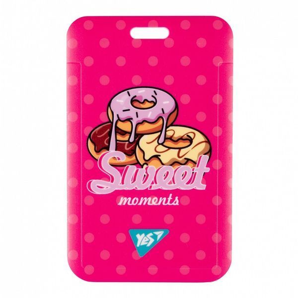 Бейдж вертикальний Yes Sweet Cream 70x110 мм слайдер (940321) 940321 фото