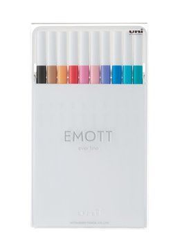 Лайнер Uni EMOTT Soft Pastel Color 10 шт 0,4 мм (PEM-SY/10C.02SPC) PEM-SY/10C.02SPC фото
