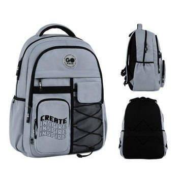 Рюкзак шкільний GoPack Education Teens 184 сірий (GO26-184L-2) GO26-184L-2 фото