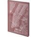 Записна книга блокнот Axent Maps New York А4 96арк клітина рожево-коричневий (8422-543-A) 8422-543-A фото 1