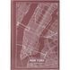 Записна книга блокнот Axent Maps New York А4 96арк клітина рожево-коричневий (8422-543-A) 8422-543-A фото 2