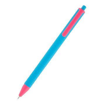 Ручка масляна Axent Reporter Color синій 0,7 автомат AB1069-02-A AB1069-02-A фото