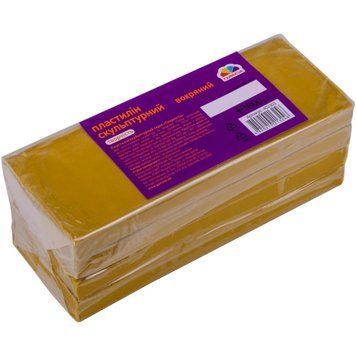 Пластилін скульптурний Гамма Україна 800г охристий (4820219213246) 4820219213246 фото