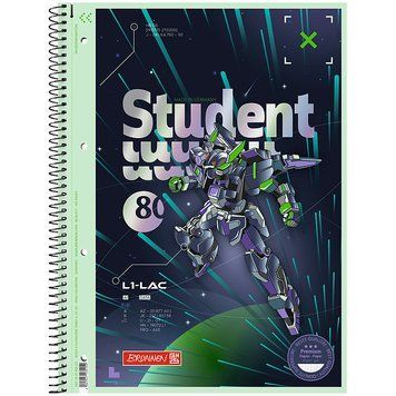 Коледж-блок Brunnen Premium Robot Heroes А4 клітинка 80 арк. (10-679 28 421) 10-679 28 421 фото