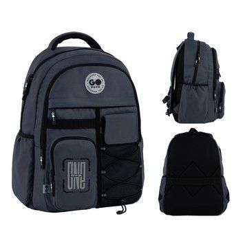 Рюкзак шкільний GoPack Education Teens 184 темно-сірий (GO26-184L-4) GO26-184L-4 фото