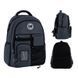 Рюкзак шкільний GoPack Education Teens 184 темно-сірий (GO26-184L-4) GO26-184L-4 фото 1