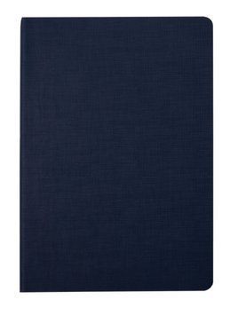 Записна книга блокнот Buromax COLOR TUNES А5 мистецтв. шкіра 96арк. лінія темно-синій BM.295200-03 BM.295200-03 фото