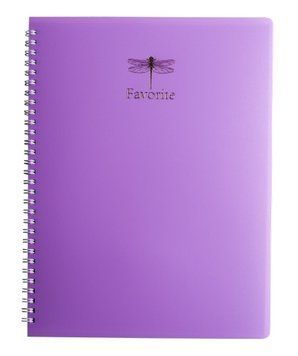Записна книга блокнот Buromax FAVOURITE PASTEL пластикова обкладинка 80 аркушів А4 клітина бузковий BM.24452154-26 фото