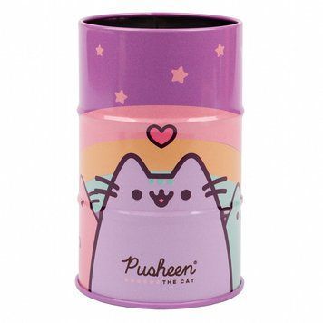 Стакан-підставка бочка Yes Pusheen метал (470505) 470505 фото