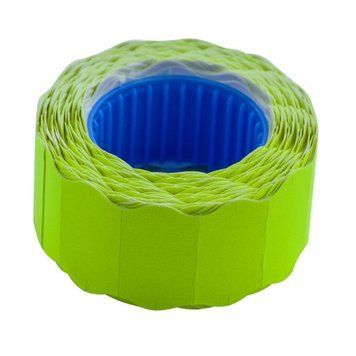 Цінник Buromax фігурний 500 шт 6 м 22x12 мм жовтий (BM.282201-08) BM.282201-08 фото