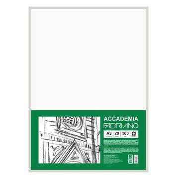 Папір для рисунку Fabriano Accademia А3 160г/м2 20 арк. дрібне зерно (4823098531876) 4823098531876 фото