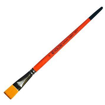 Синтетика плоска, Carrot 1097F №18 к. р кисть Колос 4823064901443 фото