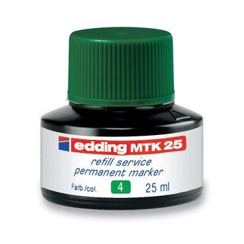 Чорнило для маркери Edding для заправки Permanent e-T25 зелені e-MTK25/04 e-MTK25/04 фото