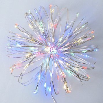 Електрогірлянда Нитка на мідному дроті YES! Fun 10 м 100 LED різнокольорова, статична, USB (975037) 975037 фото