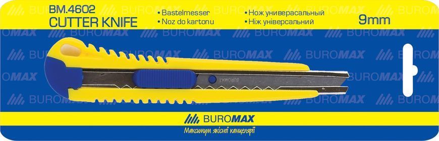 Ніж універсальний 9мм мет напрямна пласт корпус BM.4602 фото