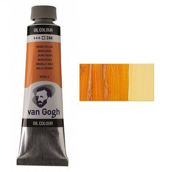 Фарба олійна Royal Talens Van Gogh (244) 40мл індійський жовтий (8712079219239) 8712079219239 фото
