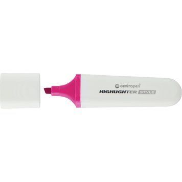 Маркер-текстовыделитель Centropen Highlighter Style 1-4,6 мм клинців. рожевий (6252/53) 6252/53 фото