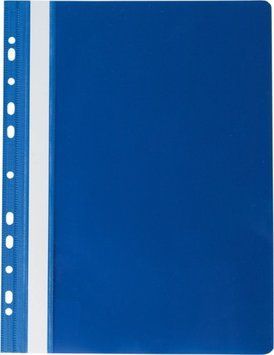 Швидкозшивач А4 Buromax синій Profesional вуса, пліч. перфорація, PP (BM.3331-03) BM.3331-03 фото