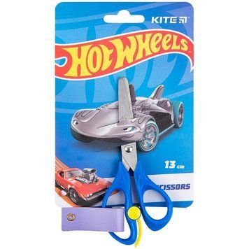 Ножиці дитячі Kite Hot Wheels 13 см з пружиною (HW23-129) HW23-129 фото