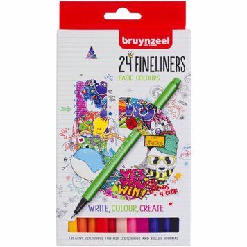 Лінери Bruynzeel Fineliner набір 24цв. (8712079454159) 8712079454159 фото
