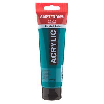 Краска акриловая Amsterdam 120 мл (675) зеленый фЦ (8712079211066) 8712079211066 фото
