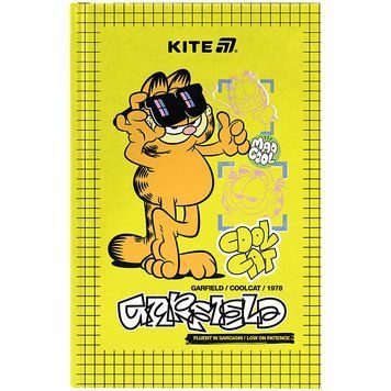 Блокнот Kite Garfield А6 80 арк. клітинка тверда обкл. (gf25-199) gf25-199 фото