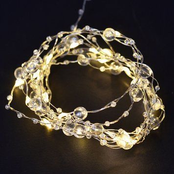 Електрогірлянда на мідному дроті Перлини YES! Fun 2.2 м 20 LED, тепл. біл (801203) 801203 фото