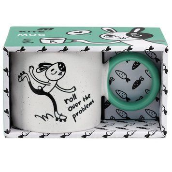 Чашка керамічна Kite Roller bunny 370 мл (K25-220-6) K25-220-6 фото
