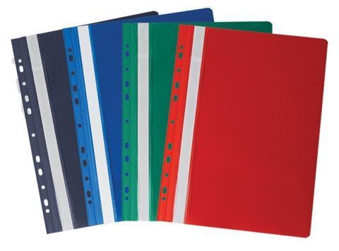 Швидкозшивач А4 Buromax синій Profesional вуса, пліч. перфорація, PP (BM.3331-03) BM.3331-03 фото