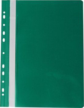 Швидкозшивач А4 Buromax зелений Profesional вуса, пліч. перфорація, PP (BM.3331-04) BM.3331-04 фото