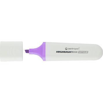 Маркер-текстовыделитель Centropen Highlighter Style 1-4,6 мм клинців. пастельний бузковий (6252/57) 6252/57 фото