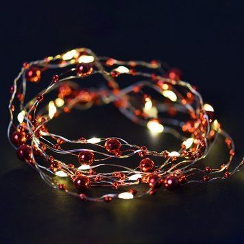 Електрогірлянда на мідному дроті Намистини YES! Fun 2.2 м 20 LED, тепл. біл (801205) 801205 фото