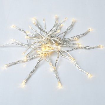 Електрогірлянда Нитка YES! Fun 2,8 м 41 LED, тепла біла, статична, на батарейках (975054) 975054 фото