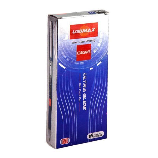 Ручка кулькова Unimax Unimax Ultraglide чорний 1мм (UX-114-01) UX-114-01 фото