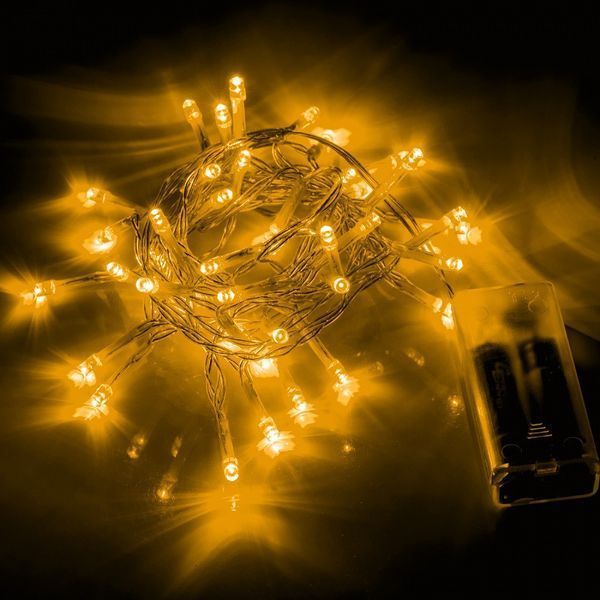 Електрогірлянда Нитка YES! Fun 2,8 м 41 LED, тепла біла, статична, на батарейках (975054) 975054 фото