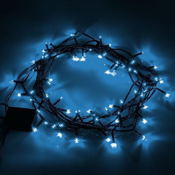 Електрогірлянда Нитка YES! Fun 4,9 м 70 LED, холодна біла, 8 режимів миготіння (974836) 974836 фото