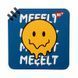Записна книга блокнот YES Melt smile 110х110 мм 80 аркушів клітинка карт. обкладинка подвійна cпіраль (151815) 151815 фото 1