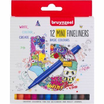 Лінери Bruynzeel Fineliner Mini набір 12кол. (8712079453947) 8712079453947 фото