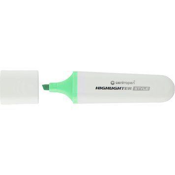 Маркер-текстовыделитель Centropen Highlighter Style 1-4,6 мм клинців. пастельний зелений (6252/60) 6252/60 фото