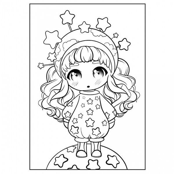 Розмальовка 1 Вересня Anime baby girls 12 стор. (743065) 743065 фото