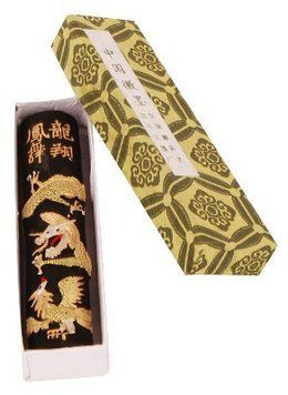 Туш китайська суха ЧОРНА поштучно 16г D. K. ART & CRAFT 6926586613356 фото