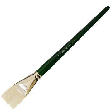 Щетина плоска, Classic 2402F №18 д. р кисть Колос 4823064902679 фото