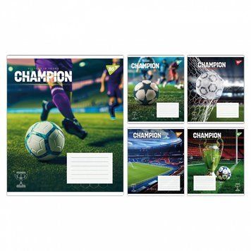 Зошит YES Champion 12 арк. коса лінія мікс дизайнів (767820) 767820 фото