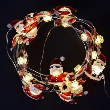 Електрогірлянда на мідному дроті Санта YES! Fun 2.2 м 20 LED, тепл. біл (801211) 801211 фото
