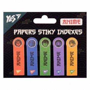 Індекси паперові Yes Anime 55х15мм 100 шт (5x20) (170415) 170415 фото
